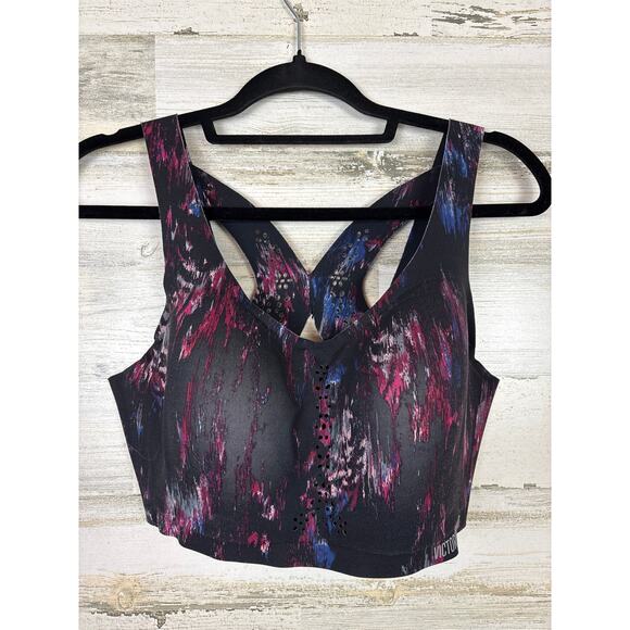 Victoria Secret womens 36DD Angel Maximum Support Wing Back sports bra black - Picture 3 of 5